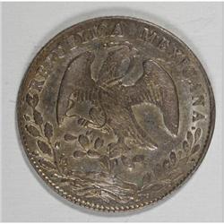 Mexico Republic Cap and Rays 8 Reales 1879