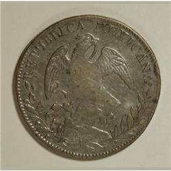Mexico Republic Cap and Rays 8 Reales 1826