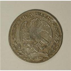 Mexico Republic Cap and Rays 8 Reales 1859