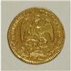 Image 1 : Mexico Republic Hand on Book gold 1/2 Escudo