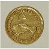 Image 2 : Mexico Republic Hand on Book gold 1/2 Escudo