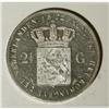 Image 2 : Netherlands Willem III 2 1/2 Gulden 1872, KM82,