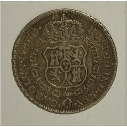 Peru Carlos IV Silver 4 Reales Proclamation