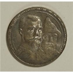 Russia Nicholas II Rouble 1913, KM-Y70, toned