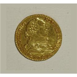 Spain Carlos III gold Escudo 1787/6DV-M,