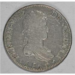 Spain Ferdinand VII 8 Reales 1815GJ-M, KM466.3,
