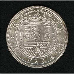 Spain Restrike 50 Reales 1610, KM-XMA1, choice