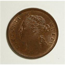 Straits Settlements Victoria 1 Cent 1872-H,