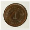 Image 2 : Straits Settlements Victoria 1 Cent 1872-H,