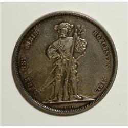 Switzerland Bern. Silver Shooting Taler or 5