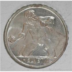 Switzerland Confederation. Silver 5 Francs