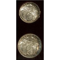 Vatican Sede Vacante 1939 5 and 10 Lire,