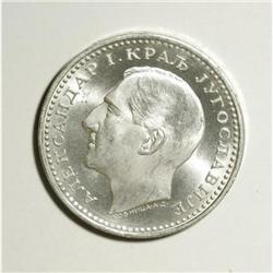 Yugoslavia Alexander I 50 Dinara 1932, KM16,