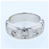 Image 1 : Natural 0.89 CTW Diamond Ring 14K White Gold - REF-162W2H