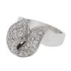 Image 1 : Natural 1.34 CTW Diamond Ring 18K White Gold - REF-252W9H
