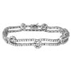 Image 1 : Natural 4.31 CTW Diamond Bracelet 18K White Gold - REF-566T3X