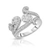Image 1 : Natural 1.04 CTW Diamond Ring 18K White Gold - REF-93T6X