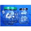 Image 1 : Two Vintage Kraft Peanut Butter Bear Jars