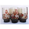 Image 1 : Vintage Glassware - Set of 5 Butterfly Pattern