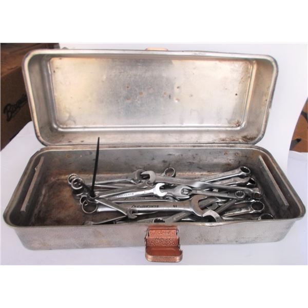 Tool Box of Metric Wrenches