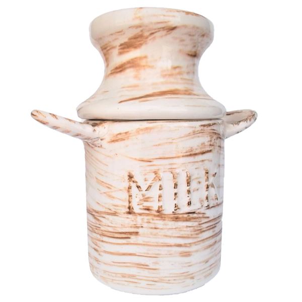 Milk Jug Cookie Jar - Has small crack