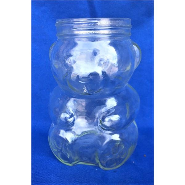 Kraft Peanut Butter Glass Bear Jar