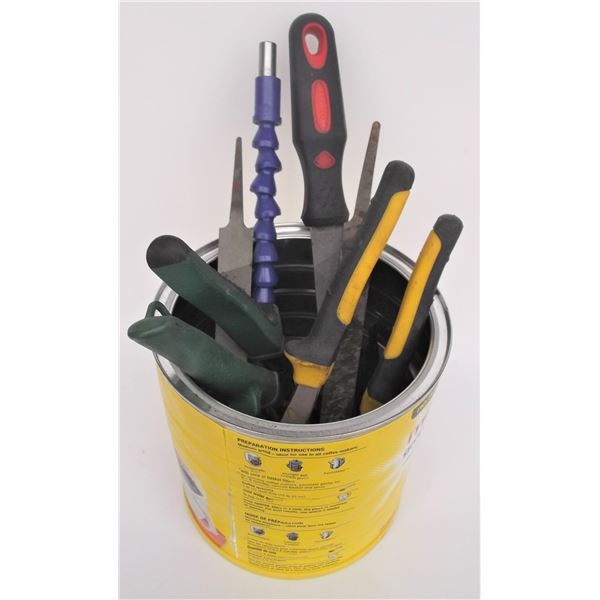 Tin of Assorted Tools