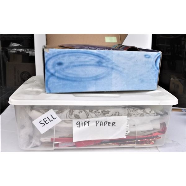 Two Boxes of Assorted Gift Wrap