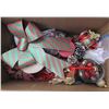 Image 2 : Box of Christmas Decor/Box of Ribbons