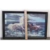 Image 2 : Framed Artwork - Horses