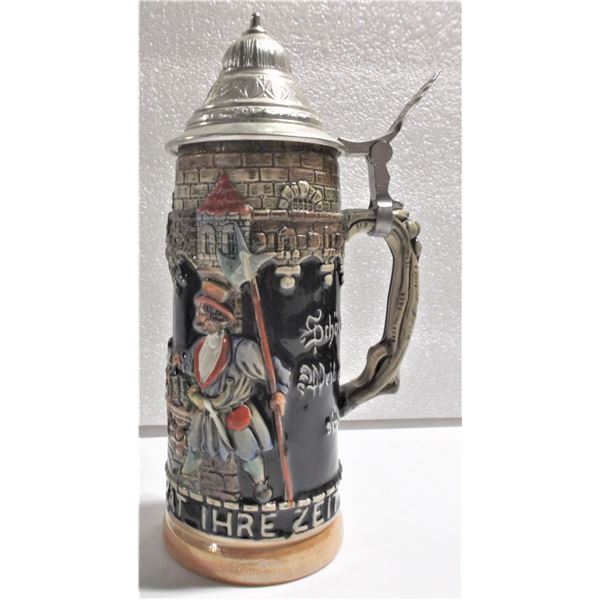 German Ceramic Beer Stein