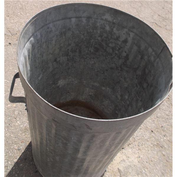 Metal Trash Can