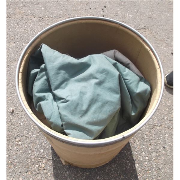 Barrel of Drop Cloths