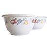 Image 1 : Two Corelle Mixing Bowls - Chutney Pattern
