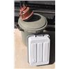 Image 1 : Trash Can, Container, and Tea Pot