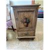 Image 1 : Storage cabinet With Hand Painted Flowers, 3' High, 14" depth, 2' wide