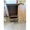 Image 2 : Storage cabinet With Hand Painted Flowers, 3' High, 14" depth, 2' wide