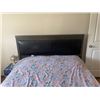 Image 1 : Sleigh Style Queen Size Bed and Mattress