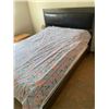 Image 2 : Sleigh Style Queen Size Bed and Mattress