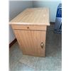 Image 1 : Small end table with extendible top,  one drawer