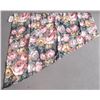 Image 1 : Set of 6 Curtain Valances - Floral Pattern