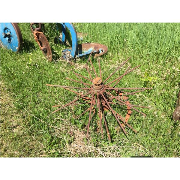 Spokes for large metal wheel - PICK UP ONLY AT FARM