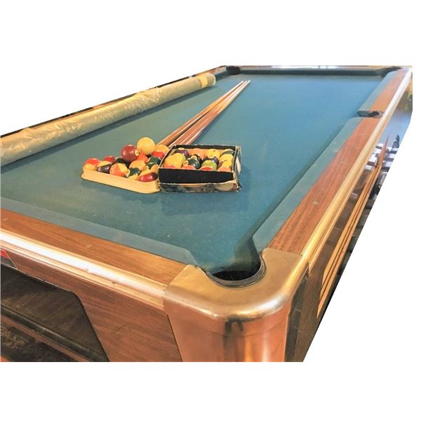 4' x 8' Pool Table, two sets of balls and new roll of  felt - PICK UP ONLY AT FARM