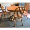 Image 1 : Wood Table and 4 chairs - PICK UP ONLY AT FARM