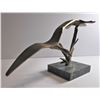 Image 3 : Brass and Stone Geese Statue