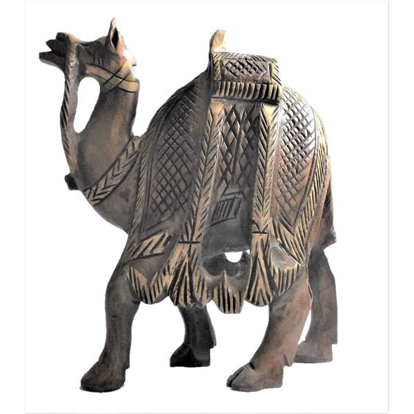 Wooden Carved Camel