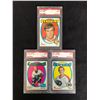 Image 1 : 1971 TOPPS GRADED HOCKEY CARD LOT