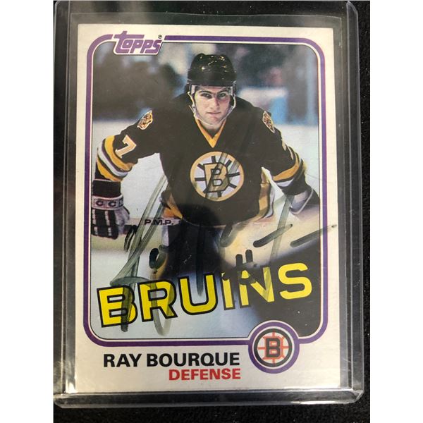 1981-82 Topps #5 Ray Bourque