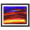 Image 1 : Wyland, "Abstract" Framed Original Watercolor Painting, Hand Signed with Letter of Authenticity.