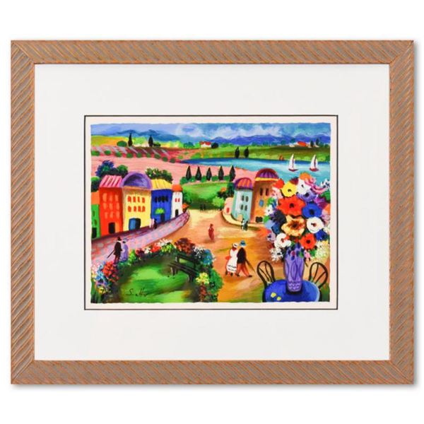 Shlomo Alter, "Spring Day" Framed Limited Edition Serigraph, Numbered 51/495 and Hand Signed with Le